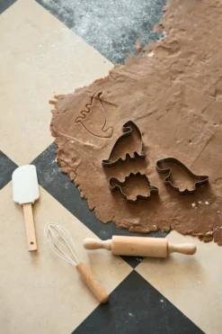 Nordwik bakredskap i silikon för barn 3 delar, Creme