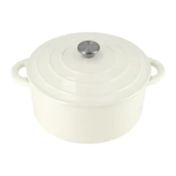 Nordwik gjutjärnsgryta rund 5 l, Creme