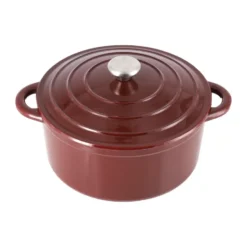Nordwik gjutjärnsgryta rund 5 l, Burgundy