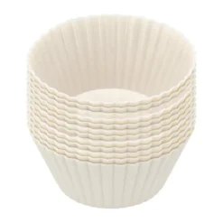 Nordwik muffinsform i silikon 12-pack, Creme