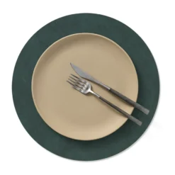 Nupo bordstablett circle vändbar M 1 st, Dark green-olive green