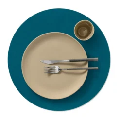 Nupo bordstablett circle vändbar XL 1 st, Midnight blue-petrol