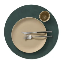 Nupo bordstablett circle vändbar XL 1 st, Dark green-olive green