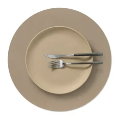 Nupo bordstablett, Clay brown, circle, L