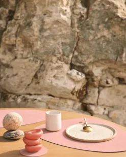 Nupo bordstablett curve L, rosa