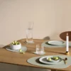 Nupo bordstablett curve vändbar S 1 st, Dark green-olive green