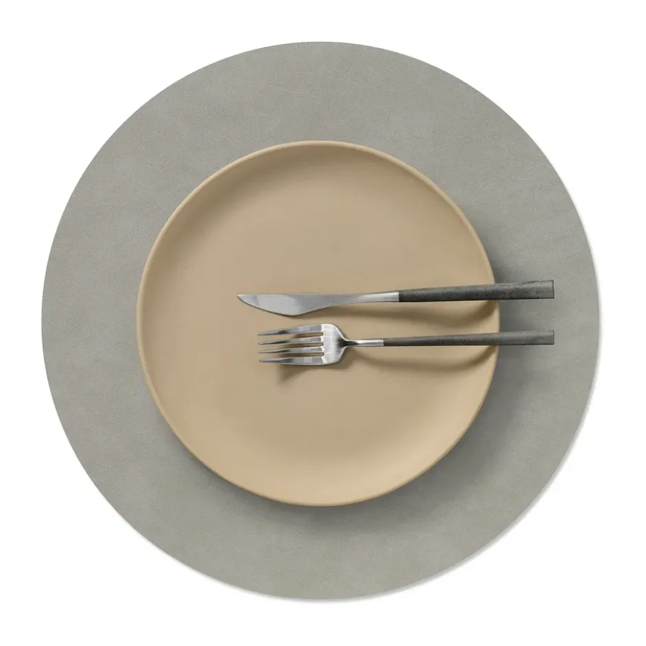 Nupo bordstablett, Light grey, circle, L