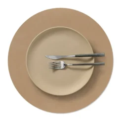 Nupo bordstablett, Nougat, circle, L