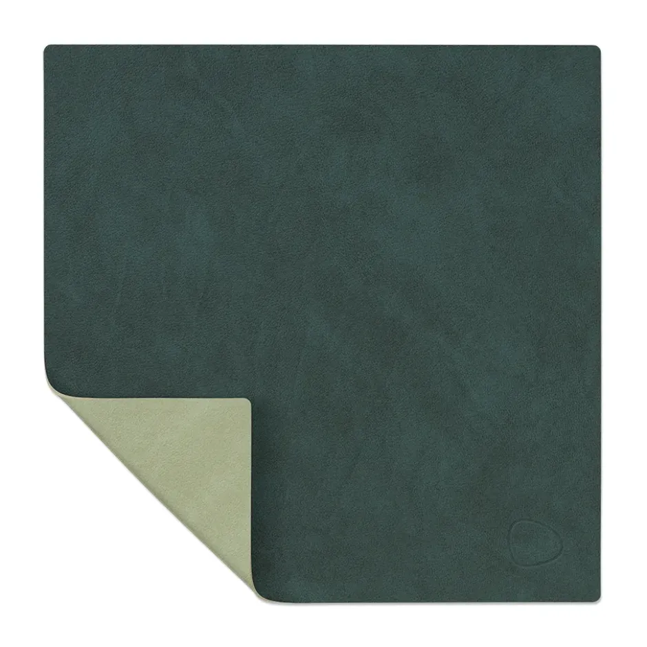 Nupo bordstablett square vändbar S 1 st, Dark green-olive green