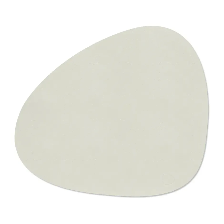Nupo bordstablett vändbar curve L 1 st, Linen-flint grey