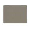 Nupo bordstablett vändbar square L 1 st, Linen-flint grey