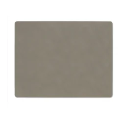 Nupo bordstablett vändbar square L 1 st, Linen-flint grey