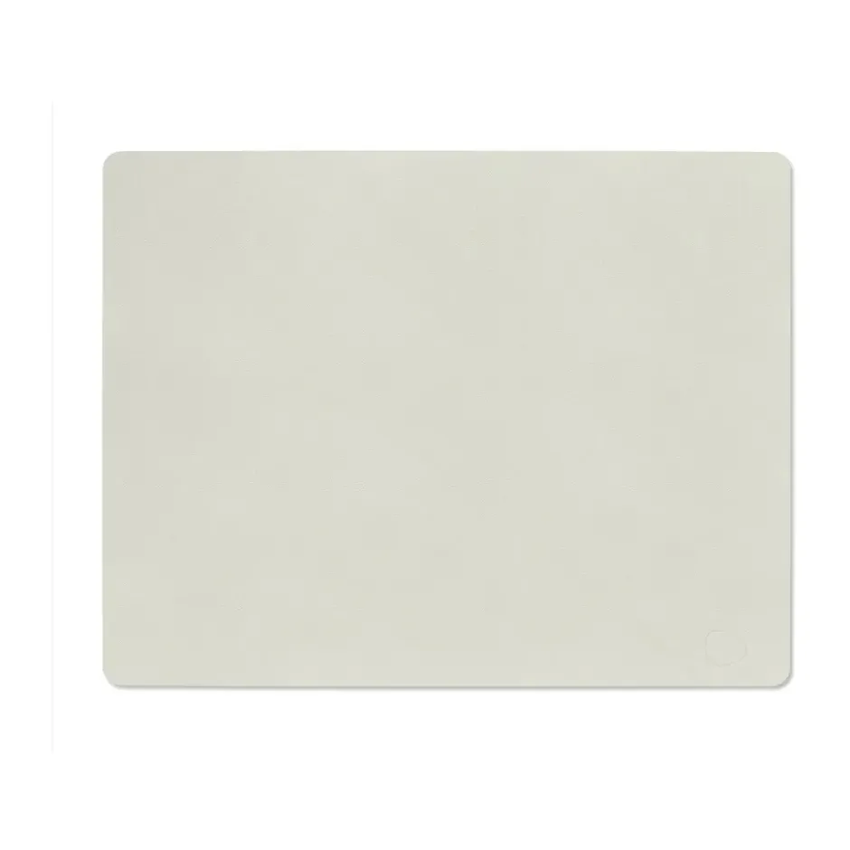 Nupo bordstablett vändbar square L 1 st, Linen-flint grey