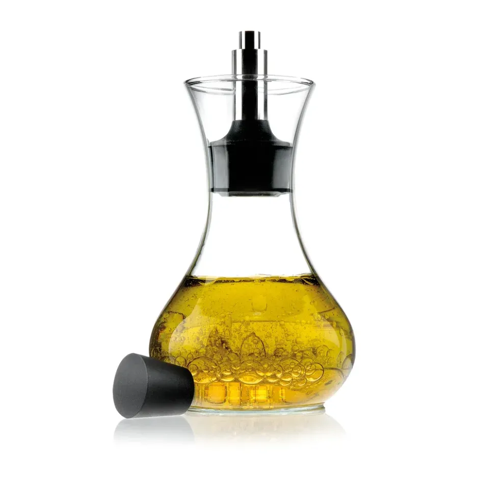 Oljekaraff och dressingshaker 2-delar, Transparent
