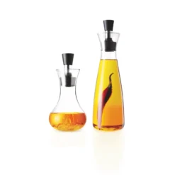 Oljekaraff och dressingshaker 2-delar, Transparent