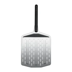 Ooni Signature perforerad pizzaspade, Aluminium-valnöt, 12"