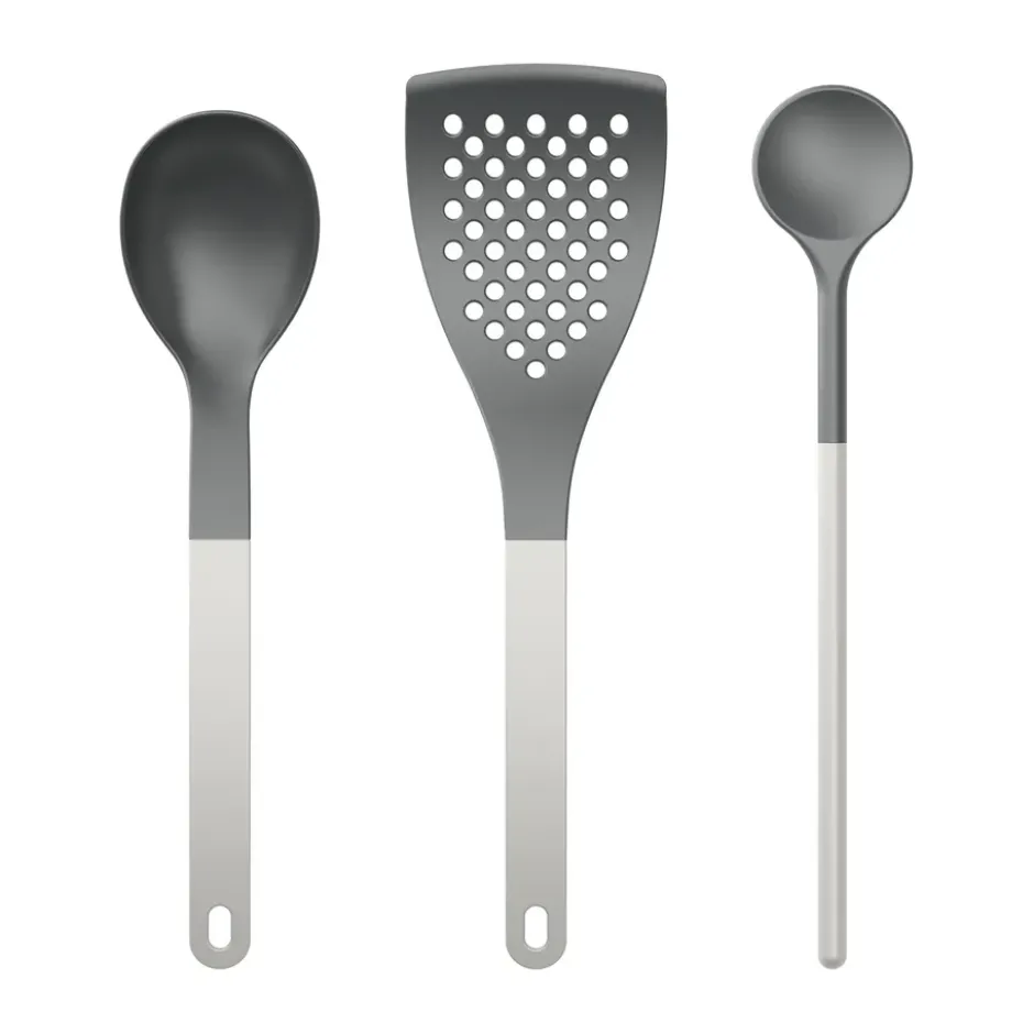 Optima köksredskap 1 3 delar, Vit nylon