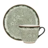 Ostindia Floris mugg 40 cl och tallrik Ø20 cm, Grön