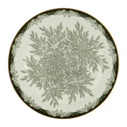 Ostindia Floris tallrik Ø27 cm, Grön