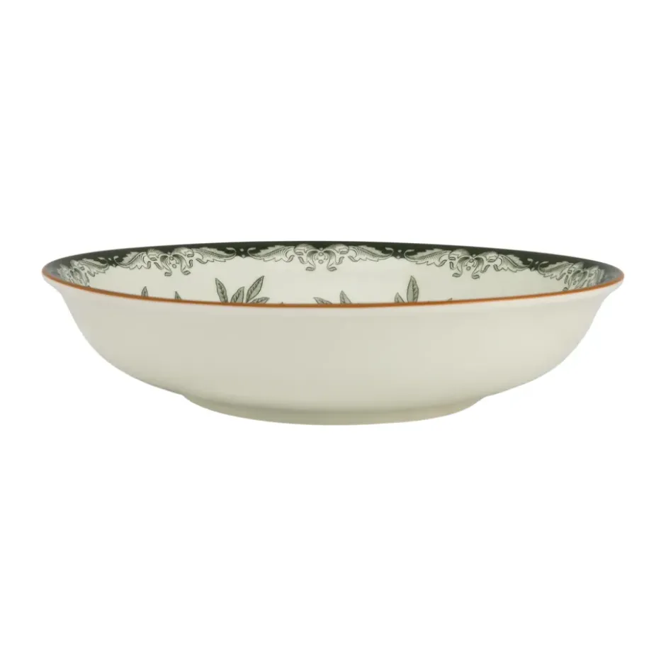 Ostindia Floris tallrik djup Ø22 cm, Grön