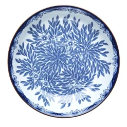 Ostindia Floris tallrik djup Ø22 cm, Blå