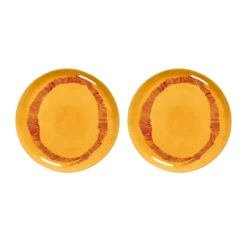 Ottolenghi Feast tallrik L Ø26,5 cm 2-pack, Yellow stripes-red
