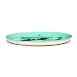 Ottolenghi Feast tallrik L Ø26,5 cm 2-pack, Azure-pepper green