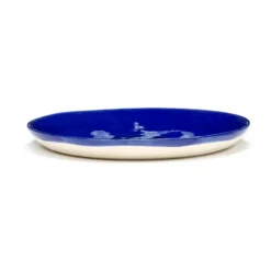 Ottolenghi Feast tallrik S Ø19 cm 2-pack, Dark blue-pepper white