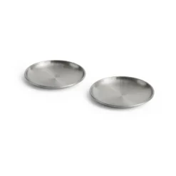 Outdoor Market tallrik, Rostfritt stål, Ø13,5 cm, 2-pack