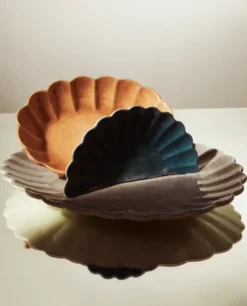 Oyster skål Ø24 cm, Cinnamon