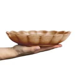 Oyster skål Ø24 cm, Cinnamon