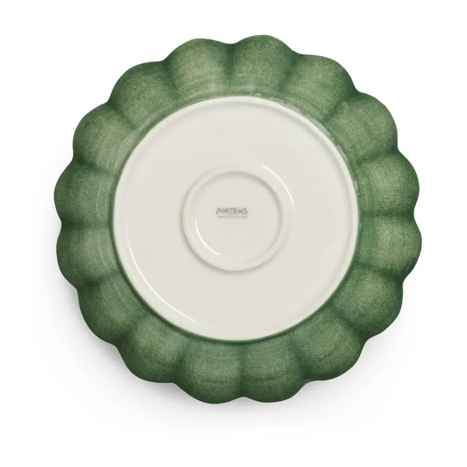 Oyster skål Ø24 cm, Forest green
