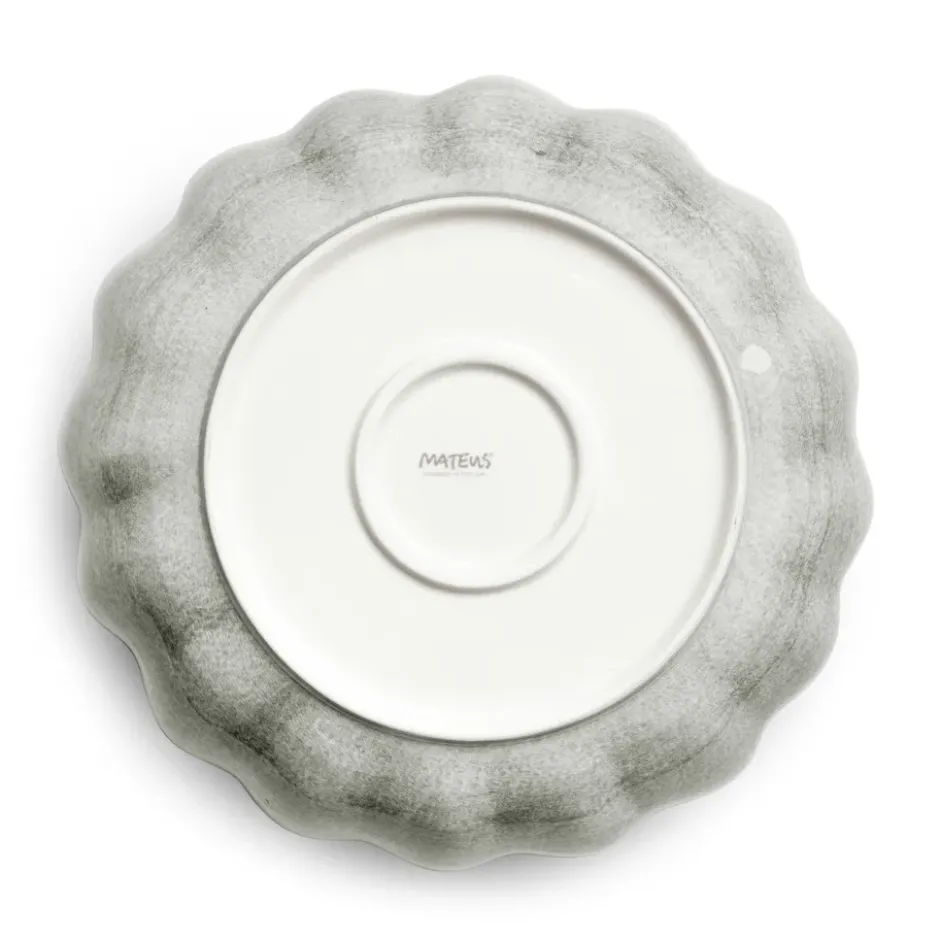 Oyster skål Ø24 cm, Grå
