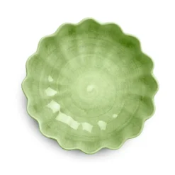 Oyster skål Ø24 cm, Grön