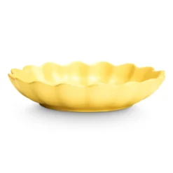 Oyster skål Ø24 cm, Gul