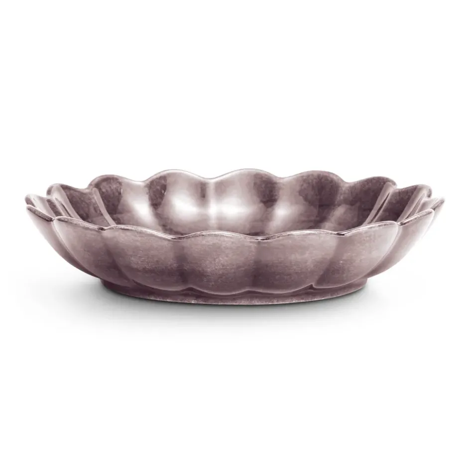 Oyster skål Ø24 cm, Plommon