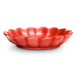 Oyster skål Ø24 cm, Röd
