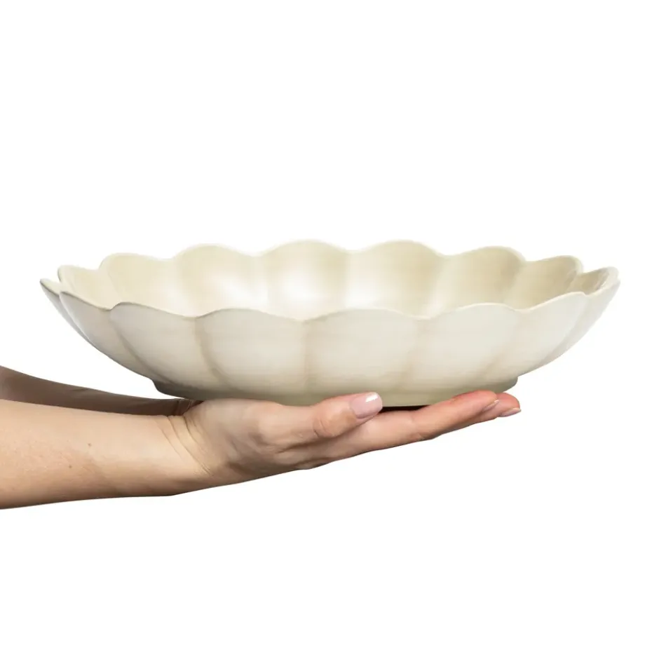 Oyster skål Ø31 cm, Sand