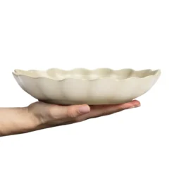 Oyster skål Ø24 cm, Sand