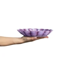 Oyster skål Ø24 cm, Viol