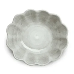 Oyster skål 16x18 cm, Grå