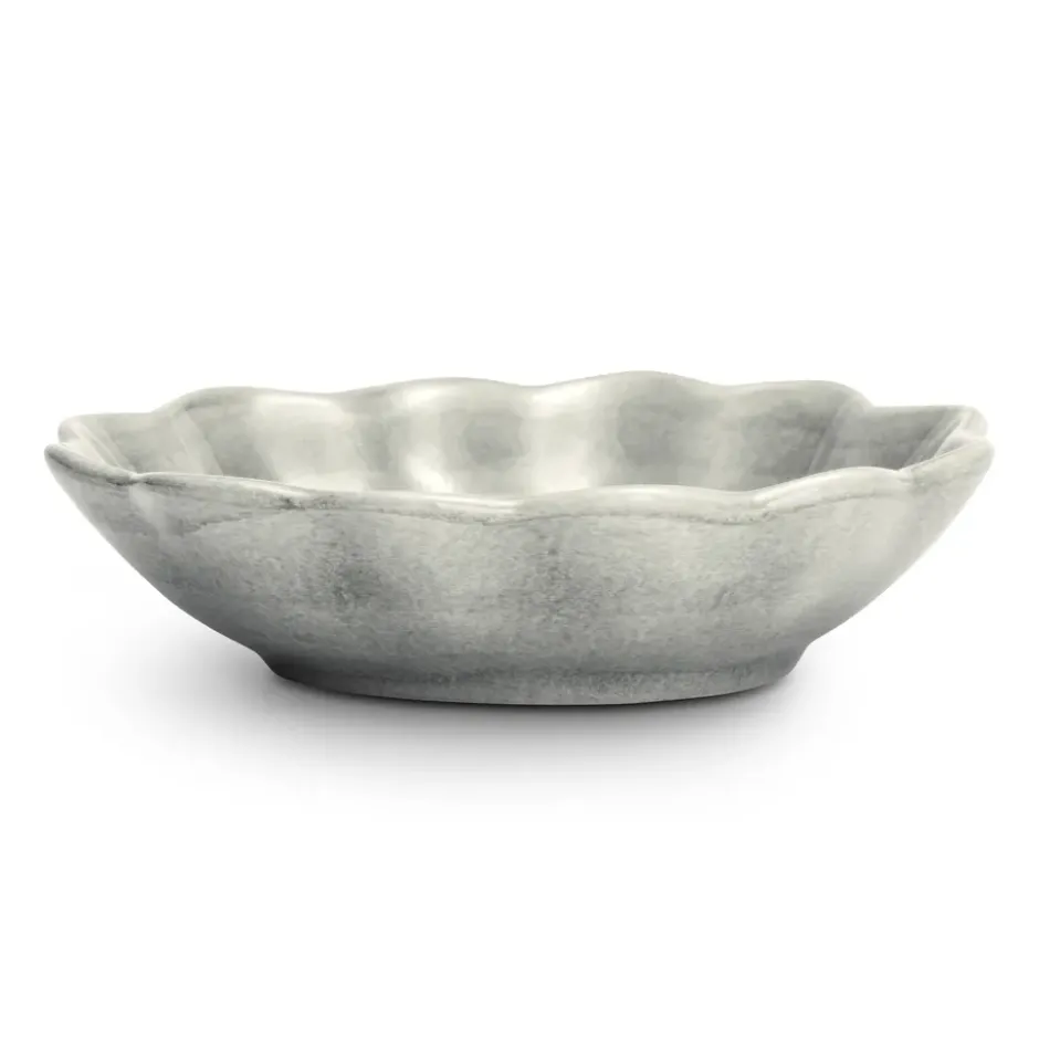 Oyster skål 16x18 cm, Grå