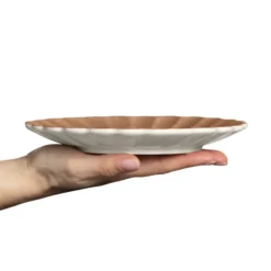Oyster tallrik 20 cm, Cinnamon