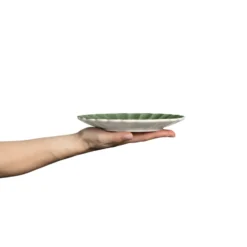 Oyster tallrik 20 cm, Forest green