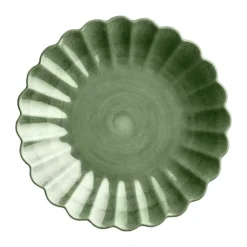 Oyster tallrik 20 cm, Forest green