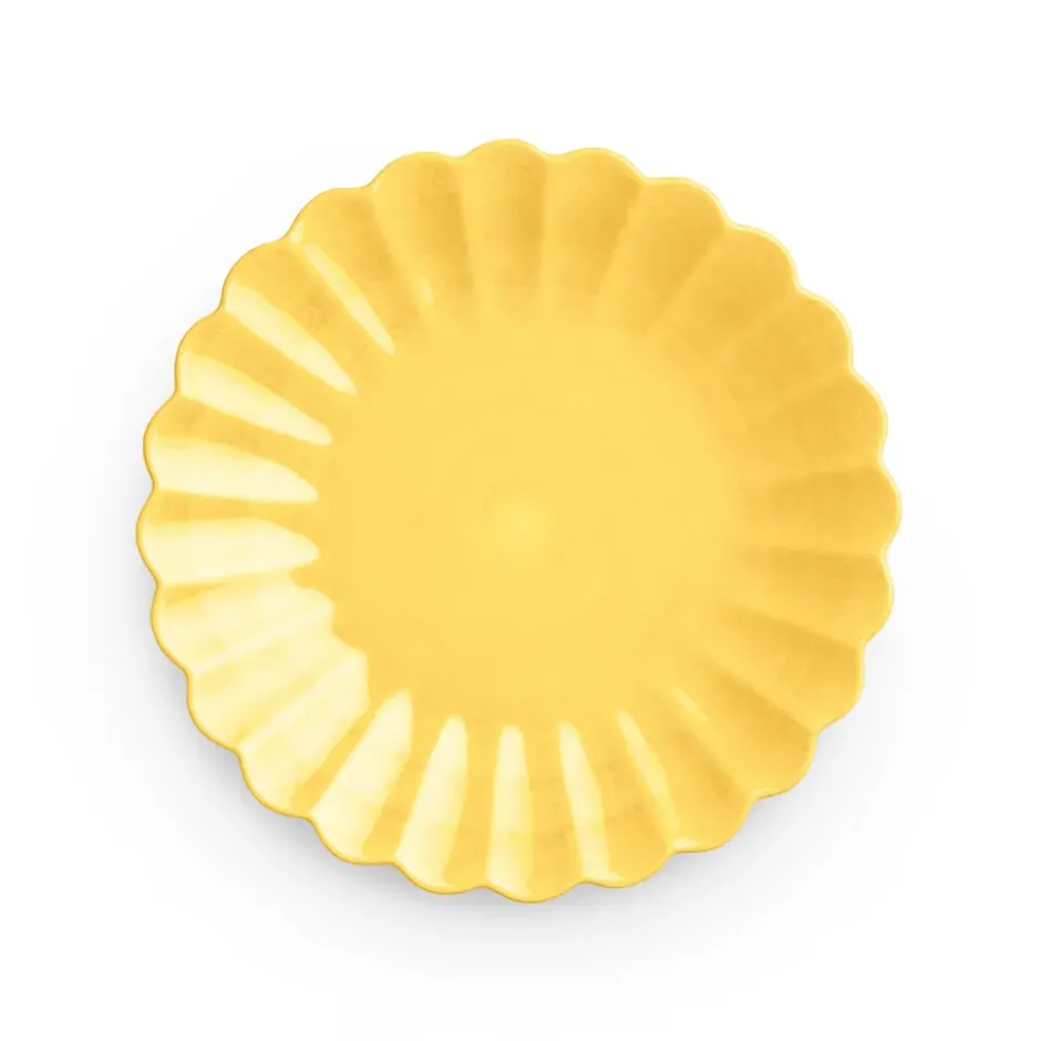 Oyster tallrik 20 cm, Gul