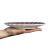 Oyster tallrik 20 cm, Plommon