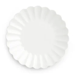 Oyster tallrik 20 cm, Vit