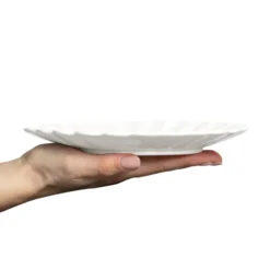 Oyster tallrik 20 cm, Vit