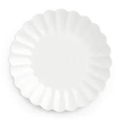 Oyster tallrik 28 cm, Vit